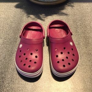 Crocs Classic Burgundy\Whit Size M4 & W6
